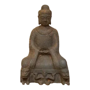 Antique Rusted Metal Buddha