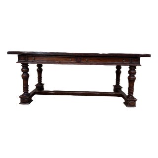 Louis XIII Farmhouse Table in Walnut For Sale