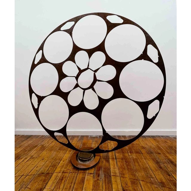 1990s Vintage Iron Large Scale Sculpture For Sale - Image 5 of 5