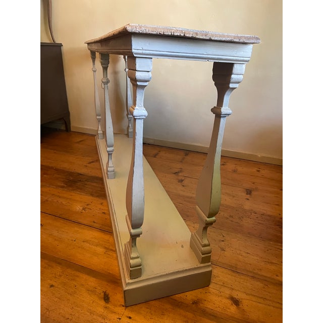 French Baluster Console Table, 1890s For Sale - Image 17 of 18