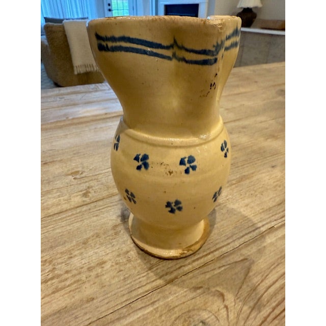 1940s Handmade Ceramic Jug From Puglia, Italy For Sale - Image 12 of 12