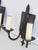 1920s Antique Spanish Revival Wrought Iron Wall Sconces - a Pair For Sale - Image 5 of 11