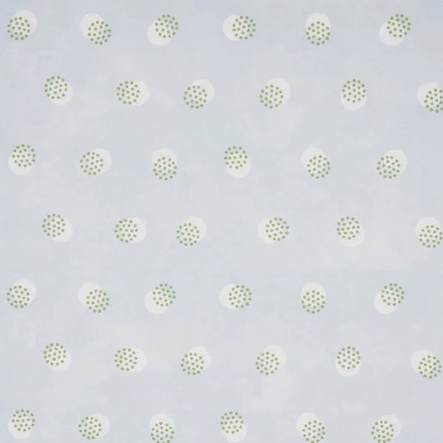 Sample - Schumacher Taylor Wallpaper in Mineral For Sale