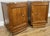 Antique French Oak Bedside Tables with Marble Tops, Set of 2 For Sale - Image 3 of 14