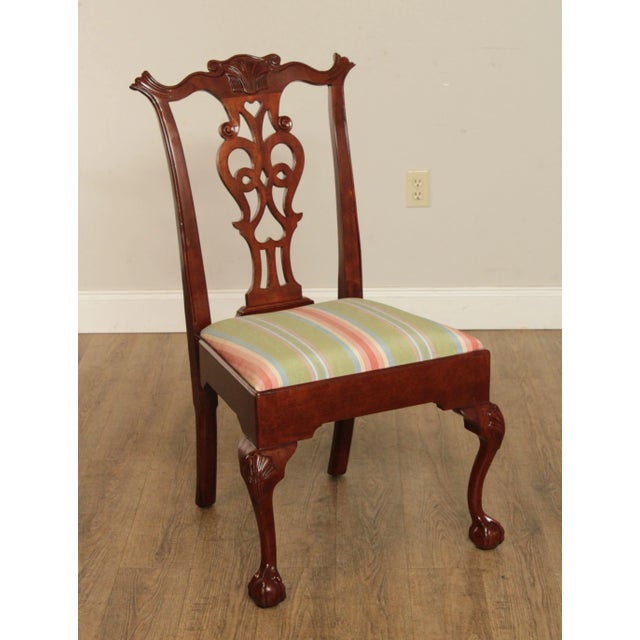 Chippendale Style Carved Mahogany Dining Chairs - Set of 10 For Sale In Philadelphia - Image 6 of 13