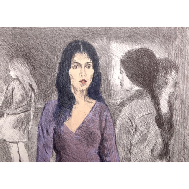 Passing By (Street Scene #3) Soyer, Raphael Year: 1975 Lithograph, signed and numbered in pencil Edition: 300 Size: 28 in....