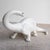 Ceramic Vintage Italian Bassano Ceramic Dinosaur Sculpture - White Pottery Brontosaurus Figure, 1970s For Sale - Image 7 of 18
