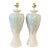 Vintage Sculptural Plaster Leaf Relief Table Lamps, Textured White Organic Modern Hollywood Regency 23.5” - A Pair For Sale