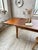 Wood Antique Farm Table in Oak with Extensions For Sale - Image 7 of 18