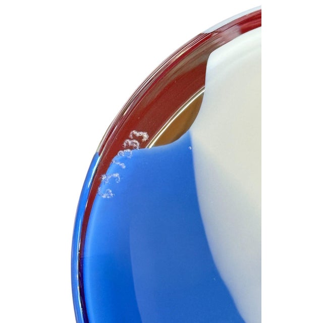 Glass Carlo Moretti Signed Geometric Murano Glass Vase. Italy, 2010. For Sale - Image 7 of 11