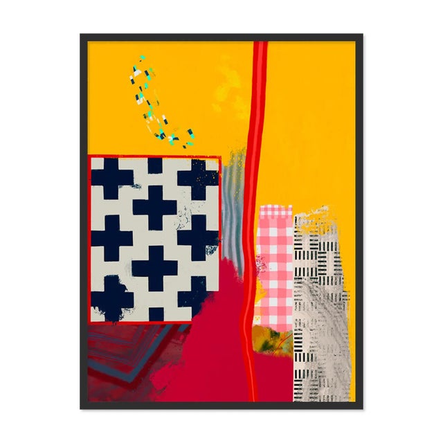 Contemporary Baldessari by Jonathan Ryan Harvey, Art Print in Black Frame, Small For Sale - Image 3 of 3