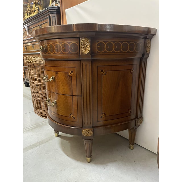 Louis Philippe XVI Triptych Dresser and Bedside Tables, Set of 3 For Sale - Image 14 of 17