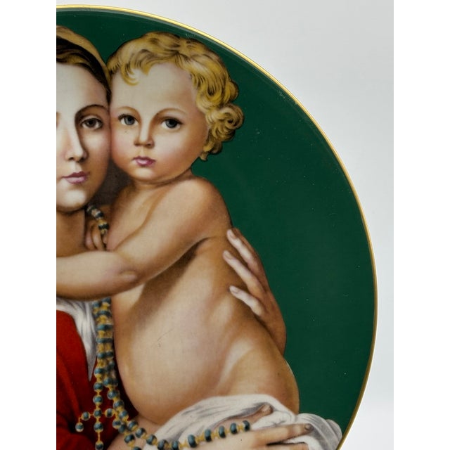 Vintage Ch Field Haviland Limoges Madonna & Child Decorative Plate, 1653 of 7500 For Sale - Image 9 of 13