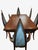 Mid-Century 7pc Dining Room Set Danish Modern Walnut For Sale - Image 4 of 6