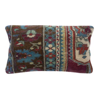 13"x24" Hand-knotted Turkish Rug Cushion Cover. Rustic Throw Pillow. Home Gift For Sale