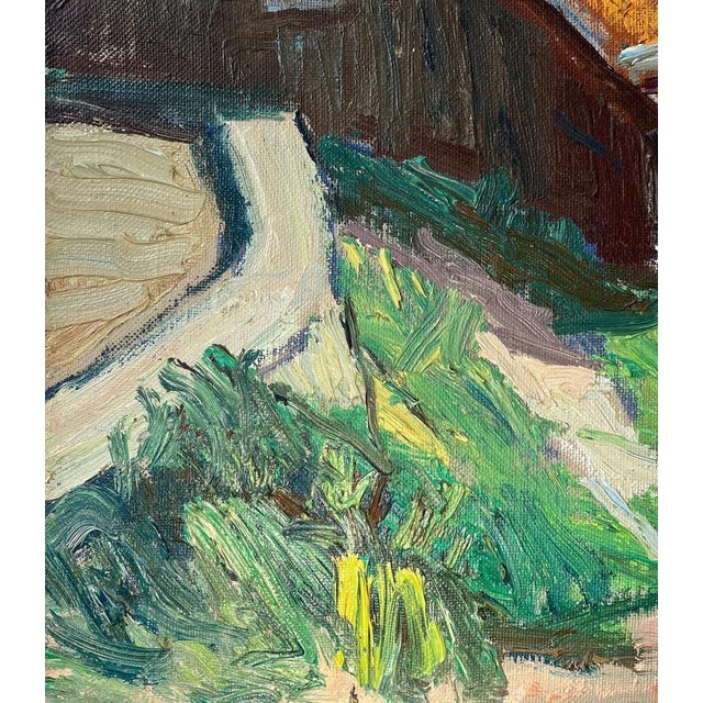 Ernest Voegeli, Backlight at Huémoz, Oil on Canvas For Sale - Image 7 of 10