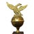 Traditional Federal Mahogany Banjo Clock With 2 Eglomise Panels & Eagle Finial C1860 For Sale - Image 3 of 7