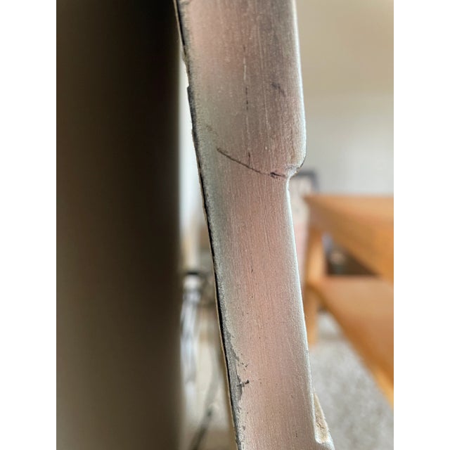 Boho Chic Large Beveled Mirror Framed With Matte Gold Finish For Sale - Image 3 of 6