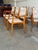 Set of 6 Teak Dining Chairs Vintage Mid-Century Modern Wood Chairs For Sale - Image 9 of 12
