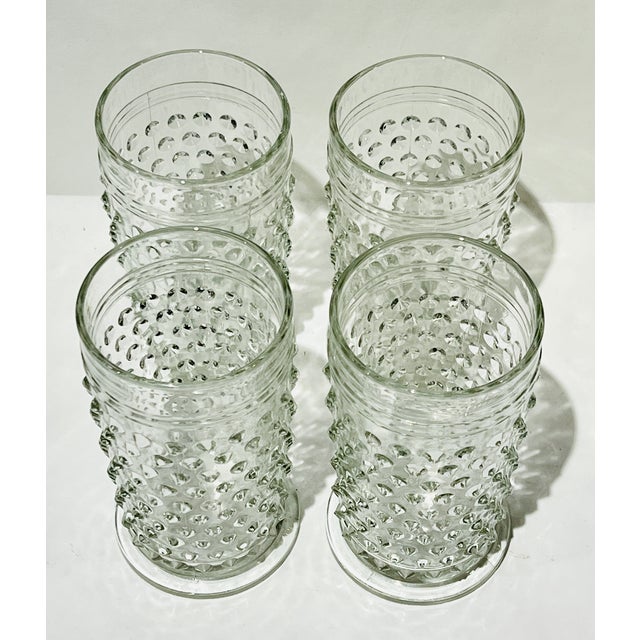 Vintage Hobnail Glasses Fenton Glasses Large Tumblers Set of 4 Chairish
