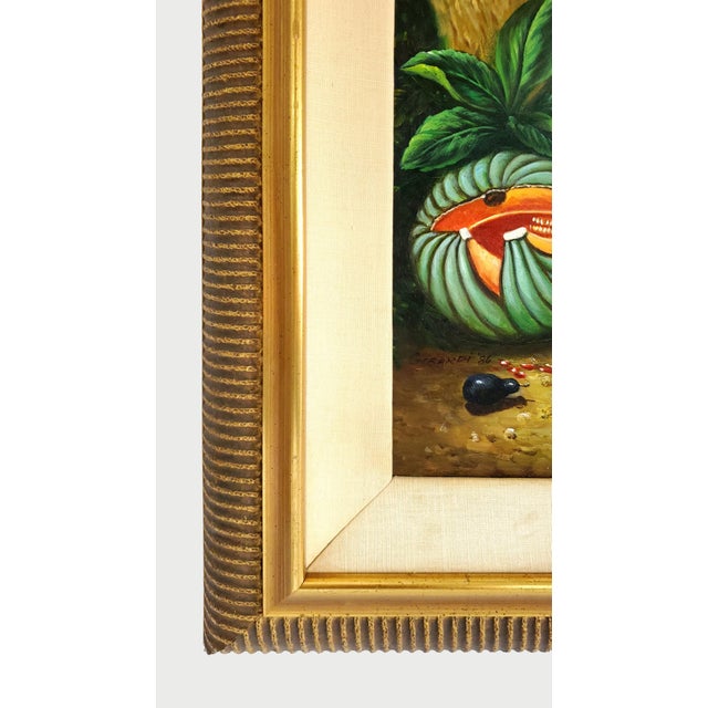 Wood Painting Parrot 1986 For Sale - Image 7 of 16
