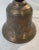 1980s Brass and Wood Decorative Bell For Sale - Image 9 of 10