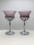 Vintage Multicolored Chrome Scrollwork Wine Glasses- Set of 5 For Sale - Image 10 of 13