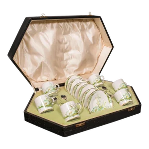 1930's Vintage Cased English Ceramic Tea Set