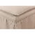 Wood Skirted Linen Ottomans, Beige on Natural Oak, Sets of 2 For Sale - Image 7 of 8