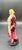 Beautiful Art Deco porcelain figurine designed by Leslie Harridine, 1925-1938. This model has a highly sought after, pink,...