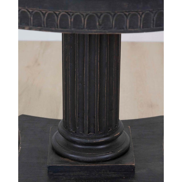 Traditional Mid 20th Century Swedish Empire Style Center Table For Sale - Image 3 of 9