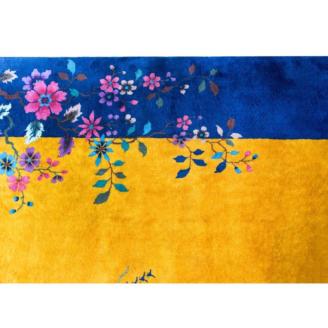 Early 20th Century Early 20th Century Chinese Art Deco Rug For Sale - Image 5 of 14