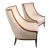 Mid 20th Century Pr. High Style High Back Gondola Scoop Chairs For Sale