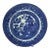 Antique Allertons LTD Blue Willow 10" Dinner Plate Smooth Edge Crown Stamp Staffordshire England 1926 For Sale