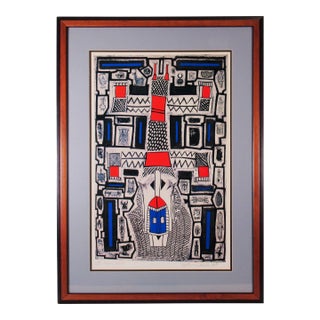 Nathaniel Bustion, Dogon Mask, 1996 For Sale