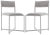 Chrome Side Chair in Grey & Chrome - a Pair For Sale - Image 10 of 10