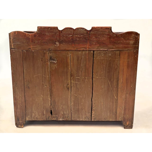 Early American Primitive Dry Sink in Original Surface, C. 1830 For Sale - Image 10 of 18