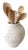 Carved Stone Travertine Utensil Holder/Matt For Sale
