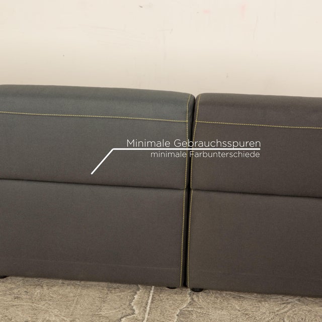 Smartville Fabric Three Seater Gray Sofa from BoConcept For Sale - Image 5 of 13