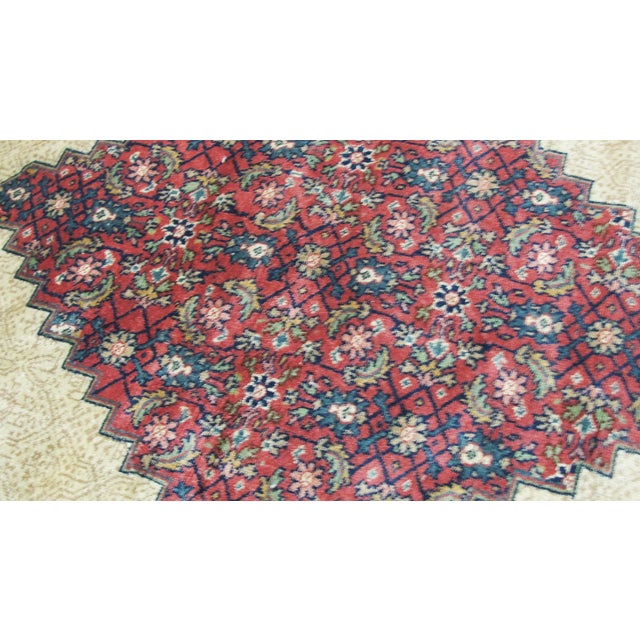 Early 20th Century Antique Turkish Serab Rug - 12‚Ä? ?ó 14‚Ä? For Sale - Image 5 of 9