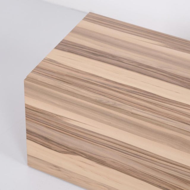 Wall-Mounted Cabinet in Acacia Wood with Two Compartments, 2010 For Sale - Image 6 of 10