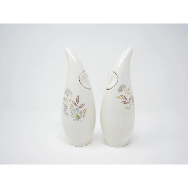 Vintage 1950s Alf Robson for Universal Pottery Park Avenue Oil & Vinegar Cruets - Set of 2 For Sale - Image 4 of 13