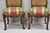 Antique French Country Louis XV Carved Walnut Cane Back Side Chairs - A Pair For Sale - Image 4 of 18