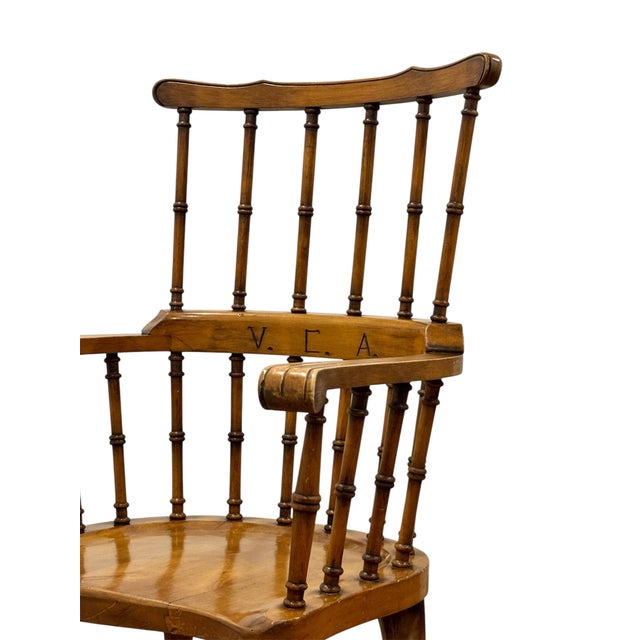 English Windsor Armchair, 1870 For Sale - Image 10 of 11