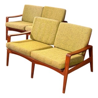 Danish Modern Teak Loveseats by Arne Wahl Iversen for Komfort Denmark, 1960s - A Pair For Sale