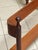 Teak wood frame. Special curved wood for the headboard and footboard. Frame dimensions in centimeters: Width 95 Depth 198...
