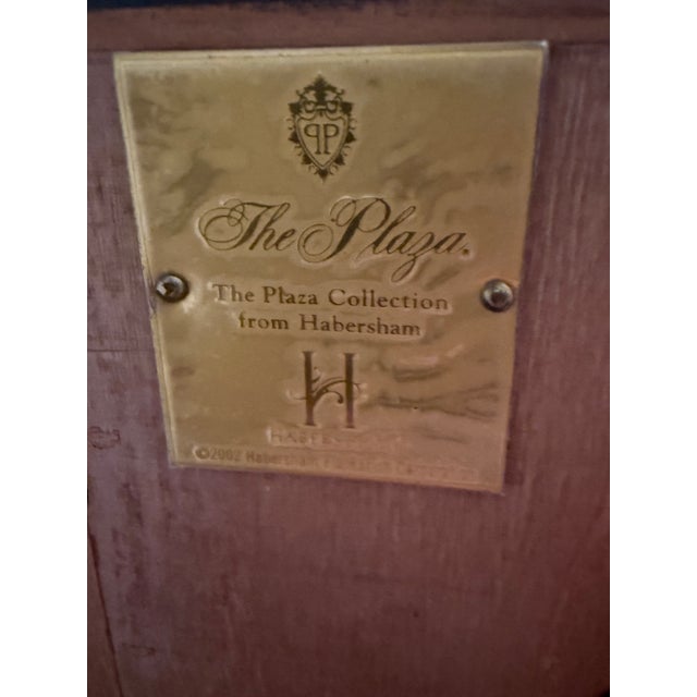 2000 - 2009 Habersham Plaza Collection 1 Door Painted Demilune Cabinet For Sale - Image 5 of 12