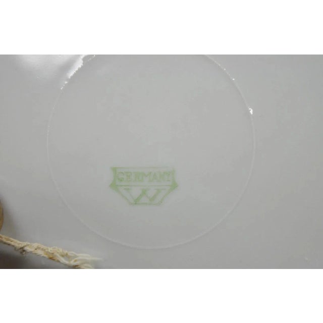 Early 20th Century Schumann Bavaria Germany Victorian Reticulated Floral Roses Plates - 6 PCS For Sale - Image 10 of 11