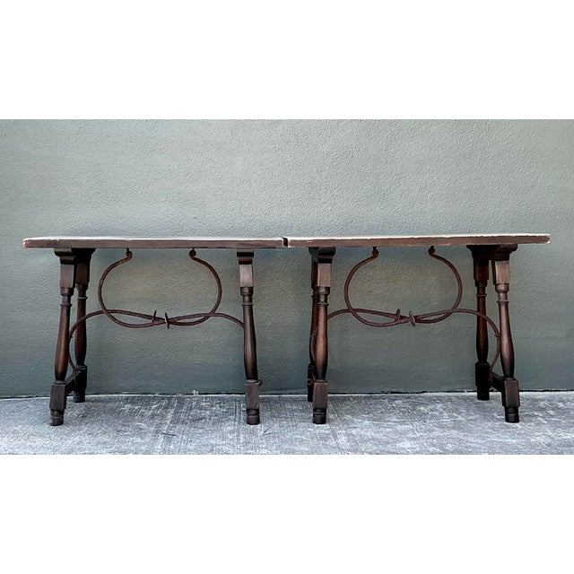 Vintage 19th Century Side Tables - A Pair For Sale - Image 9 of 12