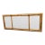 19th Century 3 Section Gilded Mirror Federal Style Refurbished. For Sale